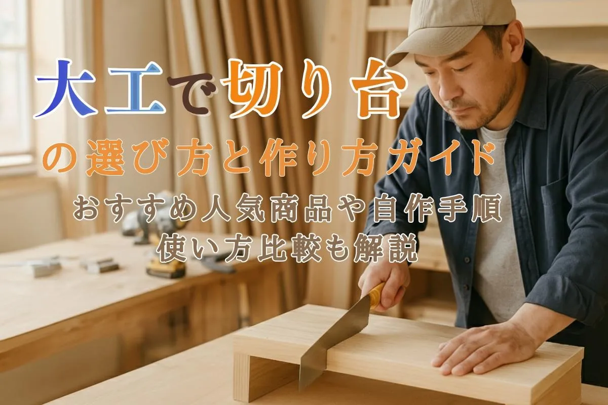 大工で切り台の選び方と作り方ガイドおすすめ人気商品や自作手順・使い方比較も解説