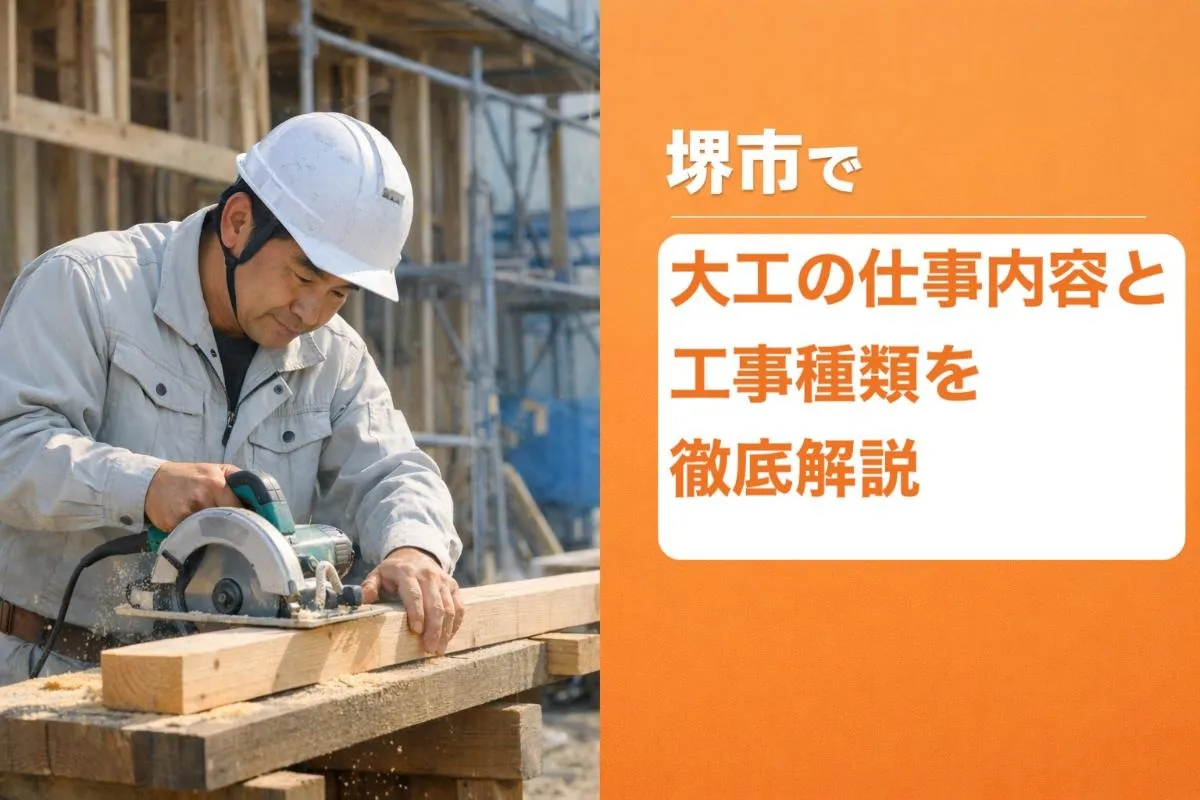 堺市で大工の仕事内容と工事種類を徹底解説｜失敗しない選び方と相場ガイド