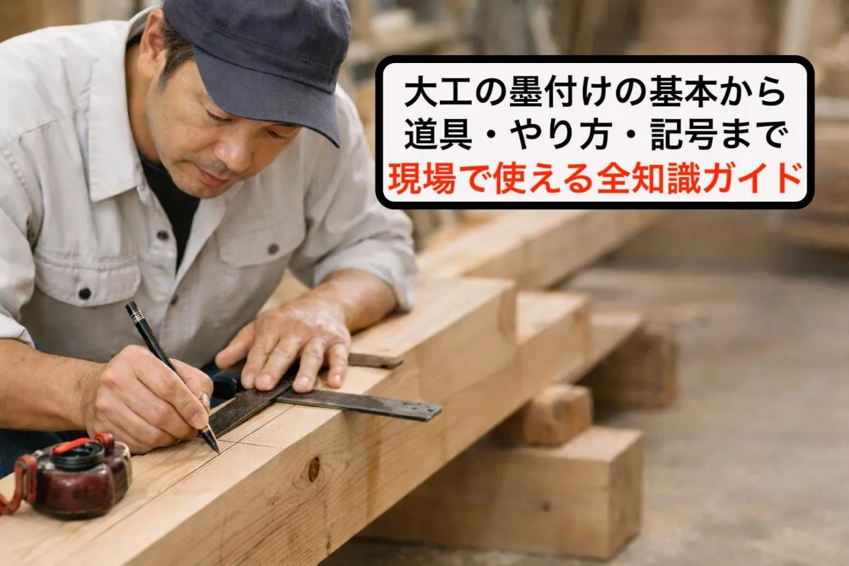 大工の墨付けの基本から道具・やり方・記号まで現場で使える全知識ガイド