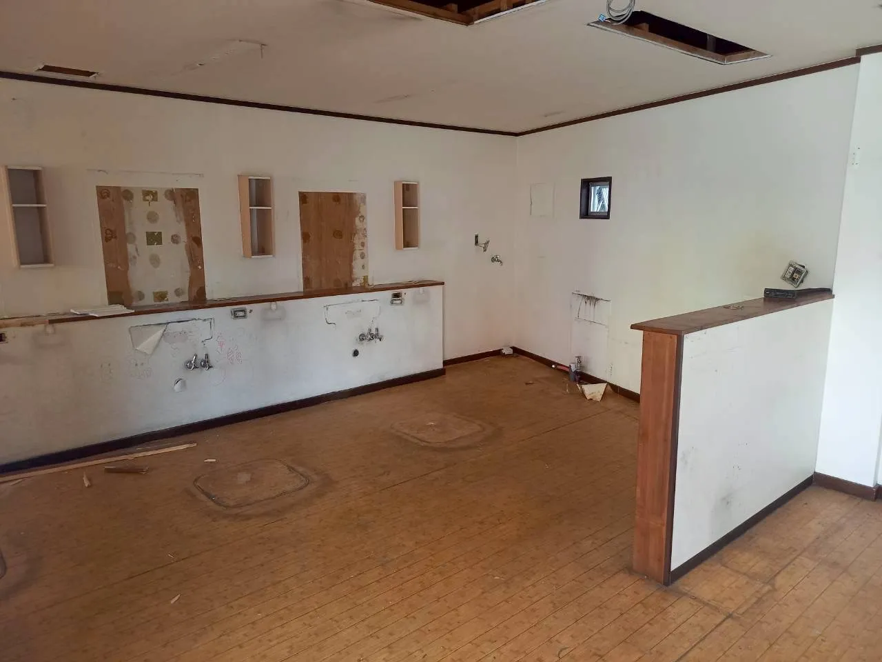 解体からスタート